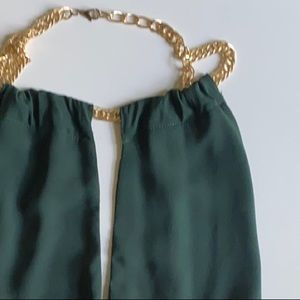 ASOS Multi Chain Back Soft MIDI Pencil Dress